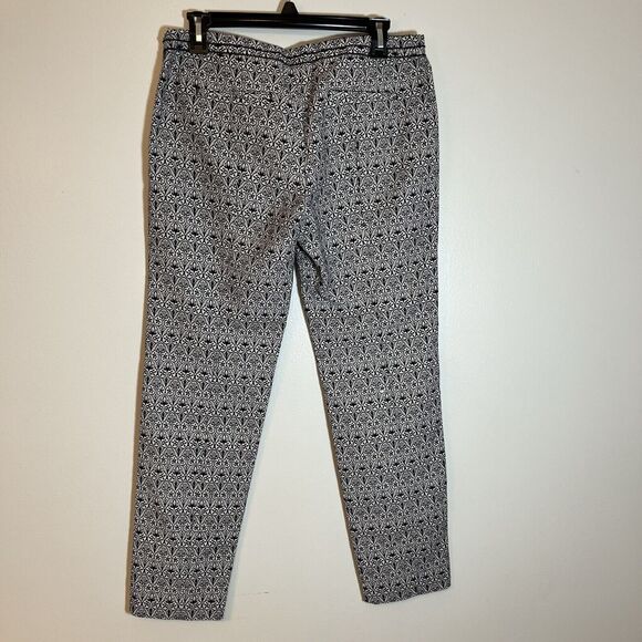 Tory Burch Heidi Jacquard Pants size 6. Cotton Blend A Tory Favorite - Picture 2 of 8